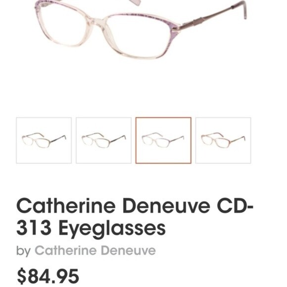 Catherine Deneuve CD-313 Eyeglasses FRAME ONLY - Picture 10 of 10